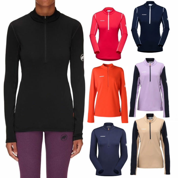 Mammut - マムート　ハーフジップ　ロングスリーブ　ウーマン MAMMUT マムート ハーフジップ ロングスリーブ レディース women