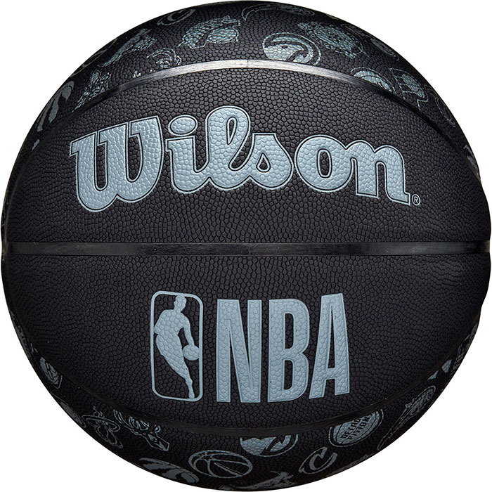 3号球 ウイルソン ジュニア キッズ NBA オールチーム ALL TEAM ミニサイズ バスケットボール ブラック 黒 送料無料 Wilson 1300XBNBA3