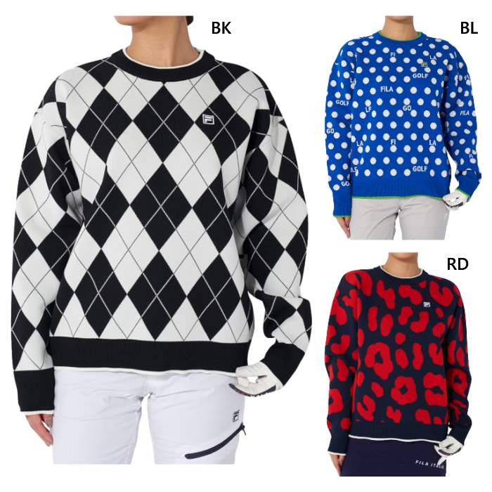 楽天市場】フィラ ゴルフ レディース 軽量ニットセーター ゴルフウェア