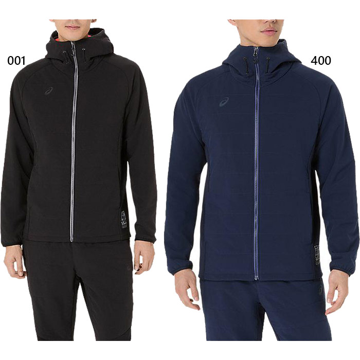 楽天市場】アシックス メンズ ハイブリッド中わたフリースフーディー