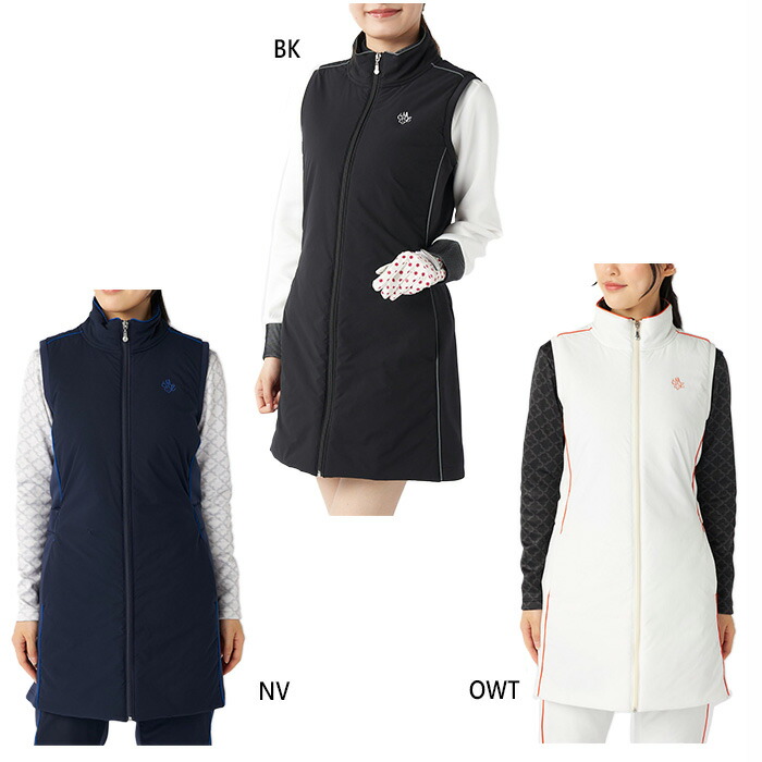 楽天市場】マリクレール レディース 薄中綿ベスト ゴルフウェア