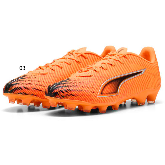プーマ メンズ ウルトラ 6 プロ HG/AG サッカーシューズ 固定スパイク 土 人工芝 ブラック 黒 送料無料 PUMA 108553