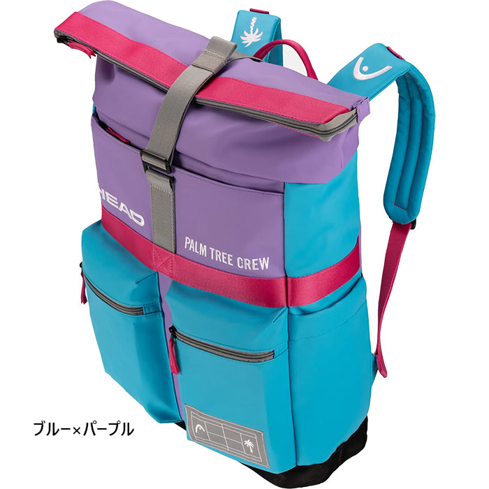 30L ヘッド メンズ レディース ツアー Tour バックパック 30L Palm Tree Crew Alternate Edition バッグ 鞄 ラケット最大2本収納可能 テニス ブルー 青 送料無料 HEAD 261915