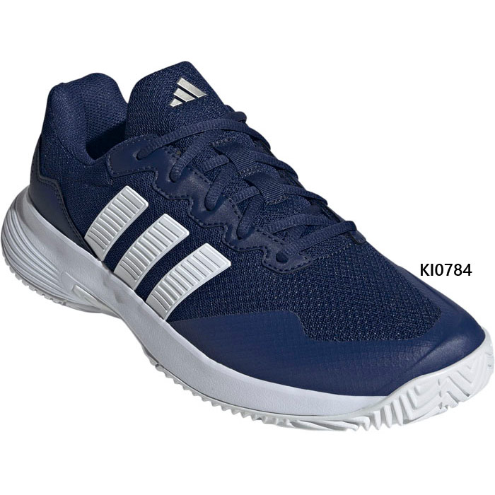 アディダス メンズ ゲームコート GameCourt 2 M テニスシューズ オールコート マルチコート ブルー 青 送料無料 adidas KI0784