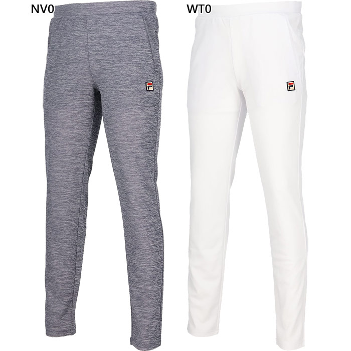 フィラ レディース ロングパンツ テニス バドミントンウェア ボトムス ホワイト 白 ネイビー 送料無料 FILA CZ6SGW052