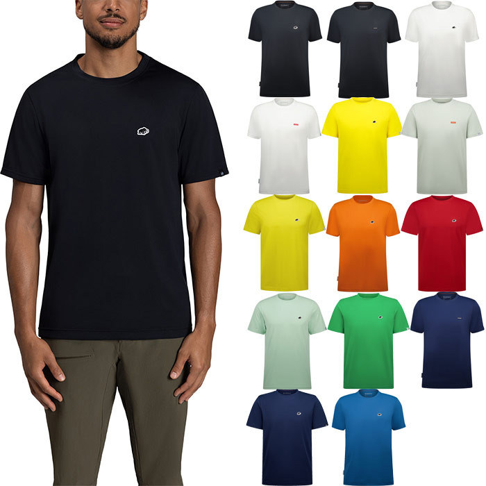 マムート メンズ エッセンシャル Tシャツ アジアンフィット Essential T-Shirt AF 半袖Tシャツ トップス アウトドアウェア ホワイト 白 ブラック 黒 ブルー レッド ブラウン 青 送料無料 Mammut 1017-05080