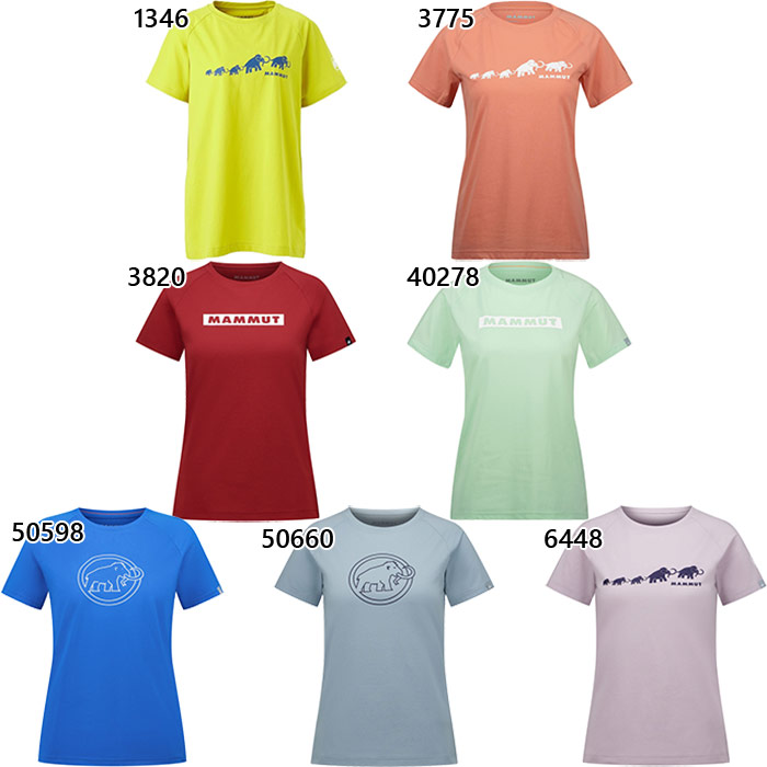 マムート レディース QD Logo Print T-Shirt AF アウトドアウェア トップス 半袖Tシャツ レッド 赤 送料無料 Mammut 1017-02022