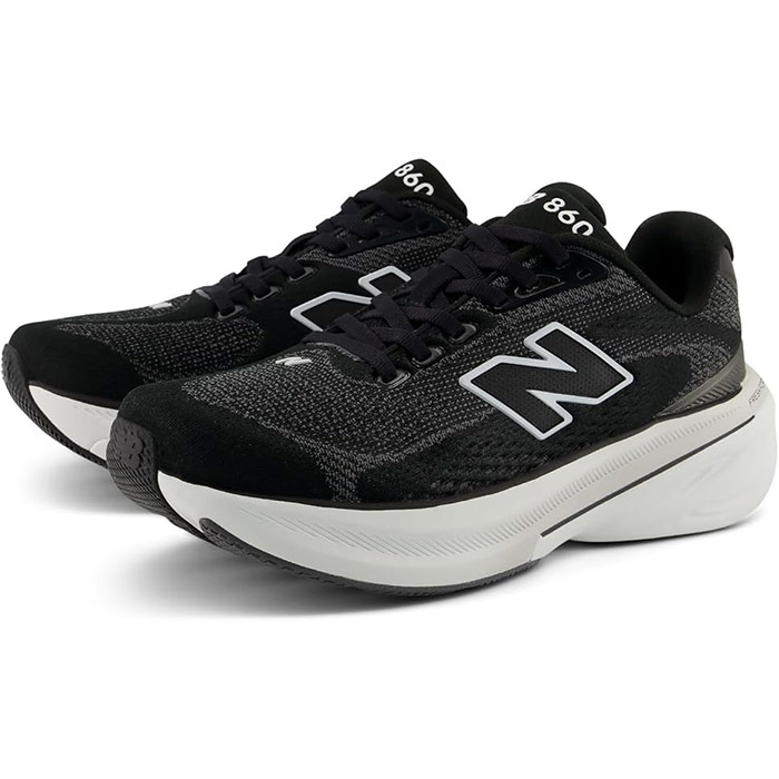 全1色 2E幅 ニューバランス レディース フレッシュフォーム エックス Fresh Foam X 860 v15 ランニングシューズ ジョギング マラソン 紐靴 ブラック 黒 送料無料 New Balance W8604NE2E