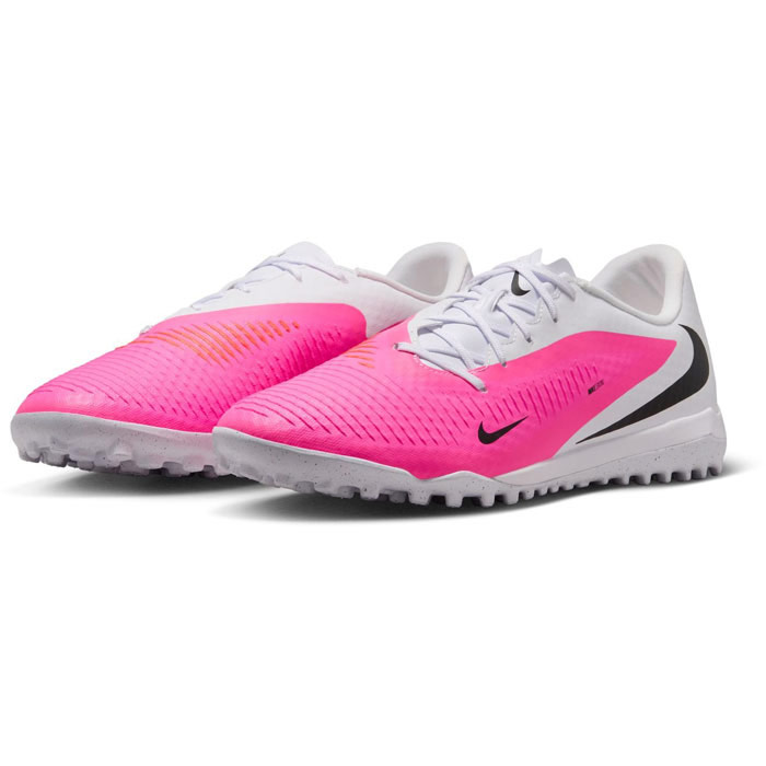 ナイキ メンズ ファントム 6 LOW アカデミー サッカーシューズ トレーニングシューズ トレシュー ターフ ピンク 送料無料 NIKE IQ2399｜バイタライザー