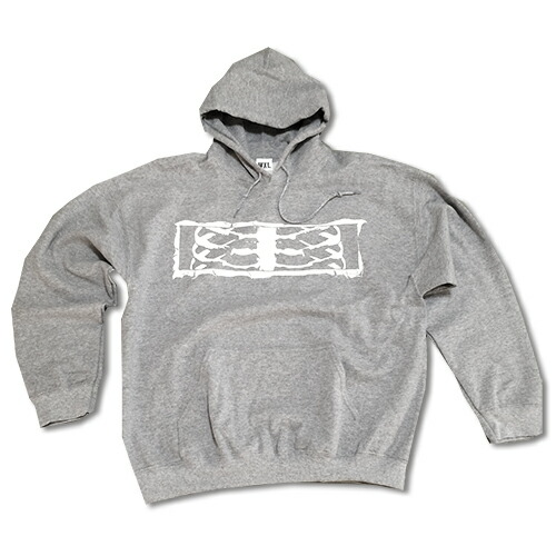 RHC Ron Herman (ロンハーマン): WXL A/W (ダブルXL) RIB BONE Hoody (パーカー) Gray パーカー-トップス