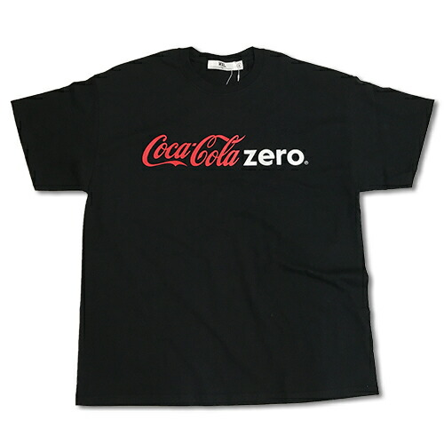 RHC Ron Herman (ロンハーマン)制限事項真似形: WXL (ダブルXL) × Coca Cola Zero ティーシャツ （黒いこと）コーク皆無 二人三脚Ｔシャツ