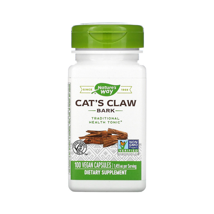キャッツクロー 485mg 100粒 キャッツクロウ樹皮 ハーブ ネコの爪 健康 ビタミン びたみん サプリ 【Nature's Way Cat's Claw】画像