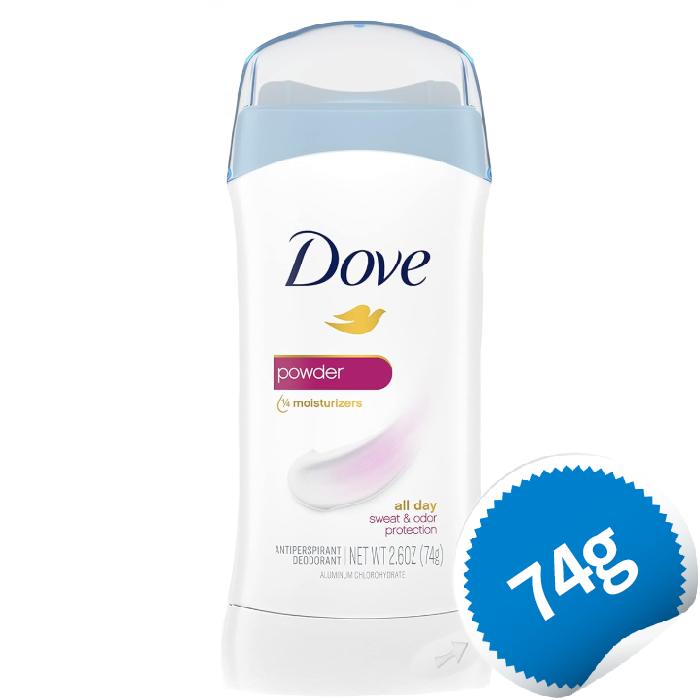 74gx4本】Dove ダヴ 無香料 デオドラントスティック 制汗剤