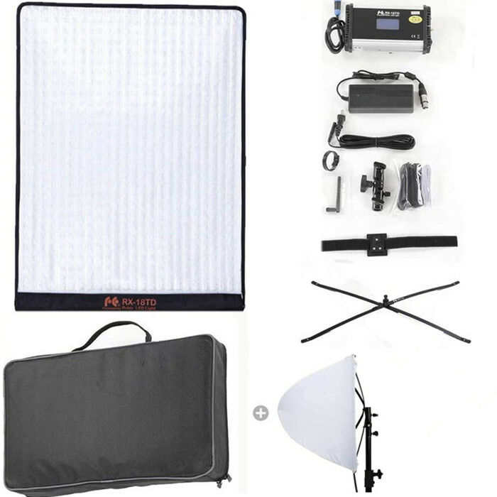 楽天市場】FalconEyes RX-48TDX 300W 3000-5600k 巻ける撮影用ライト 9