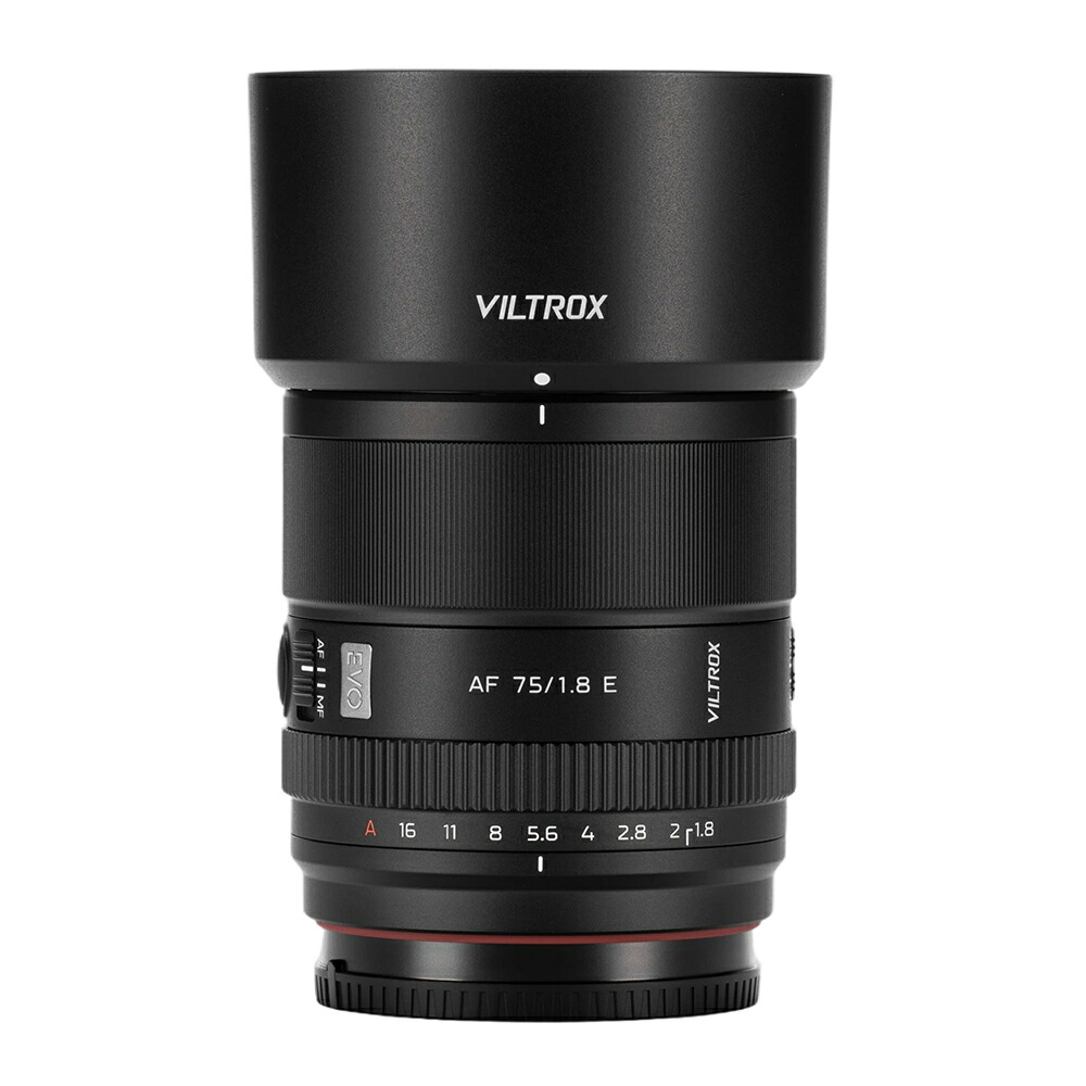 VILTROX AF 75mm F1.8 EVO APS-C 単焦点レンズ Sony E Fujifilm X Nikon Zマウント対応 中望遠レンズ スナップ写真、風景、ペット、ポートレート撮影などに適用|vitopal