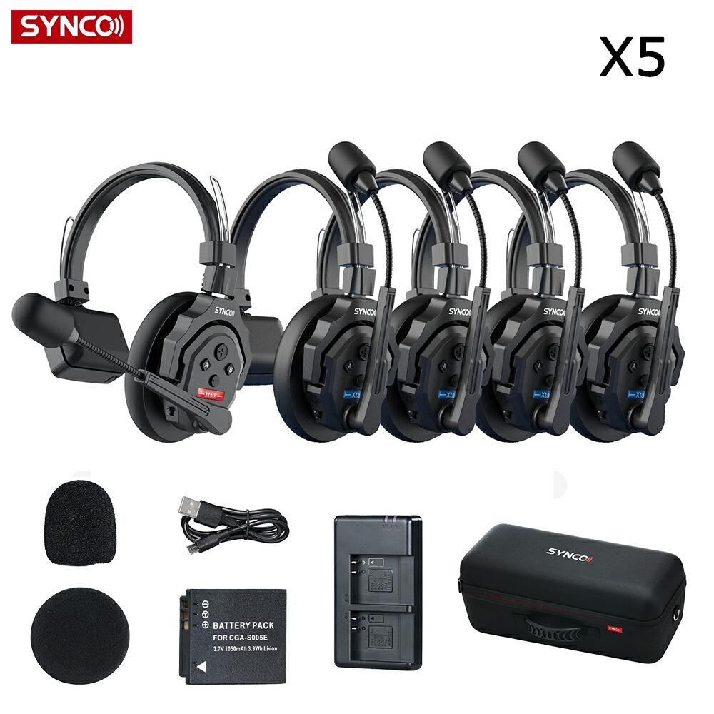 楽天市場】SYNCO Xtalk XPro5 XPro2 XPro1 ワイヤレスインカム
