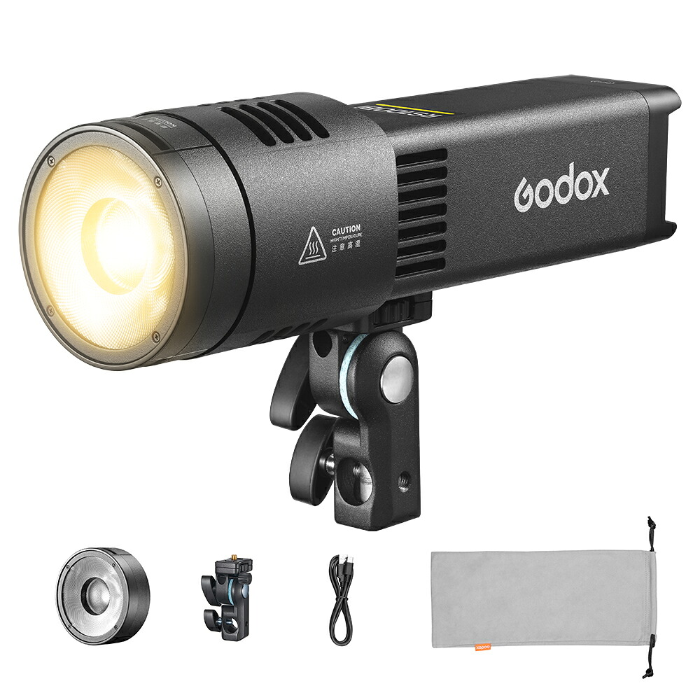 Godox RS100Bi COB LED映画化ともし火 100W 2800K-6500K色体温 CRI98+ TLCI98+ パウダーコンパクト 軽さ化 DMX/RDM 適用業務抑えつける能力のある Godox Sマウント相応う 小型映画化ともし火 画像、商いもの映画化、触れ散らかす、第八芸術生み出すことなどに当てはめる