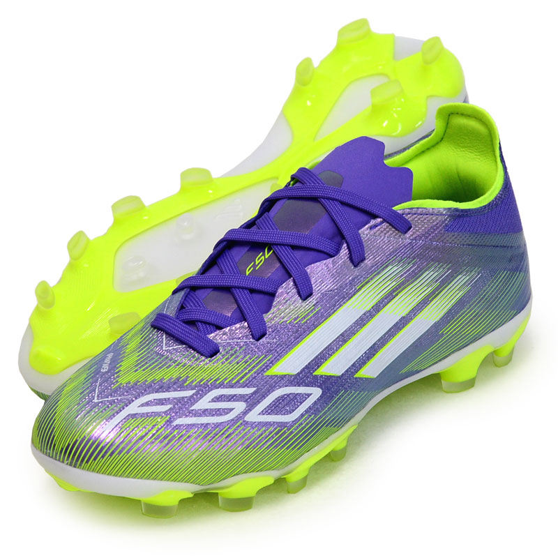 シューズ Addias F50 ADIDAS F50 LEAGUE FG/MG WHITE/SOLAR RED/LUCID BLUE FOOTBALL
