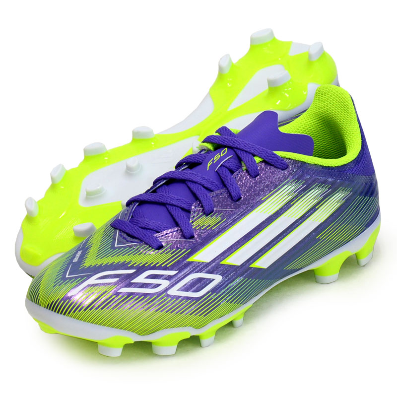 新品未使用！adidas F50 LEAスパイク25.5cm adidas アディダス アディゼロ F50 ジャパン TRX HG LEA(蛍光