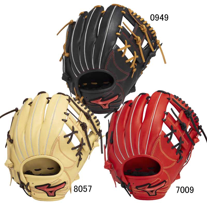 ミズノ MIZUNO 軟式用ウィルドライブ レッド IBE 内野手向け／サイズ9 野球 一般 軟式 グラブ グローブ 25AW(1AJGR33613)