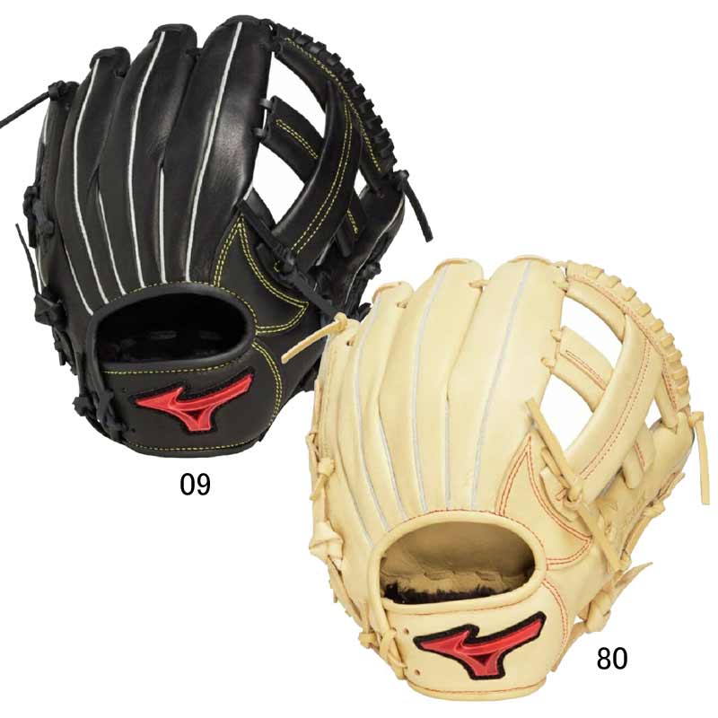 ミズノ MIZUNO 少年軟式用 ウィルドライブ レッド 小指2本入れグラブ オールラウンド用／サイズL 野球 ジュニア JR 軟式 グラブ グローブ 25AW(1AJGY33320)