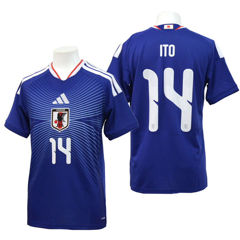 アディダス adidas アディダス サッカー日本代表 2026 ホーム レプリカ ユニフォーム 背番号14 伊東純也 サッカー レプリカ ウェア JAPAN 26SS(DAZ45 伊東純也)