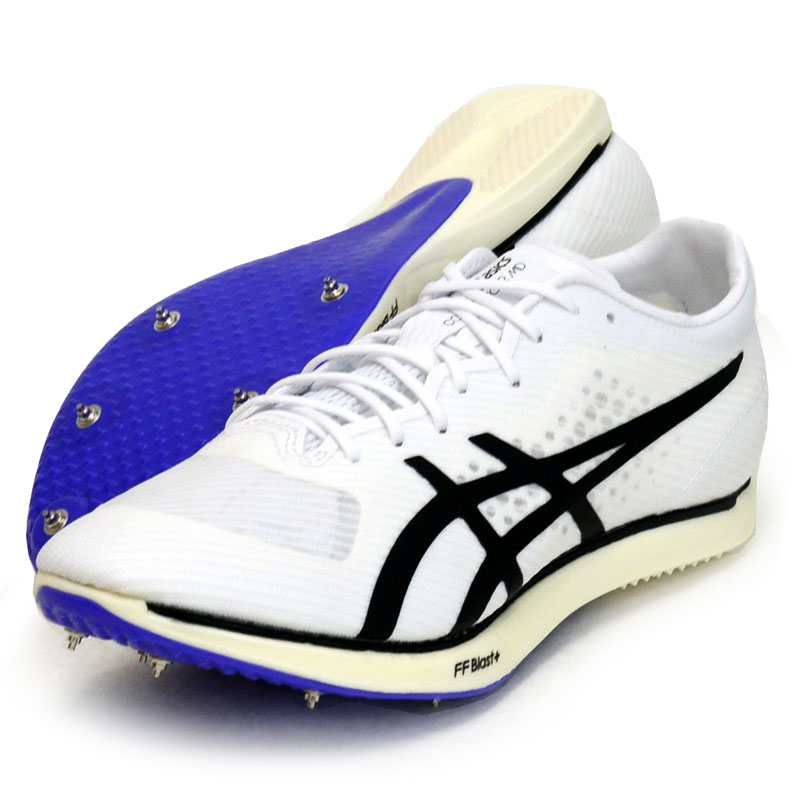 アシックス asics COSMORACER MD 3 (コスモレーサー MD 3) 陸上スパイク 中距離専用 (400m～1500m) 26SS (1093A221-101)