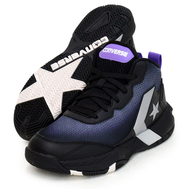 コンバース converse VICSTAR MID (ヴィックスター MID) ジュニア JR バスケットボールシューズ バッシュ 26SS(33500481)
