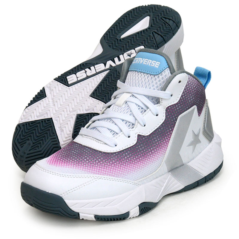 コンバース converse VICSTAR MID (ヴィックスター MID) ジュニア JR バスケットボールシューズ バッシュ 26SS(33500482)