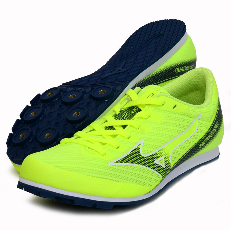 ミズノ MIZUNO エックス一塁手3 (エントリー模範例／土貨物自動車兼用) 地面スパイク 短・中・長距離・走幅跳用 26SS (U1GA258011)