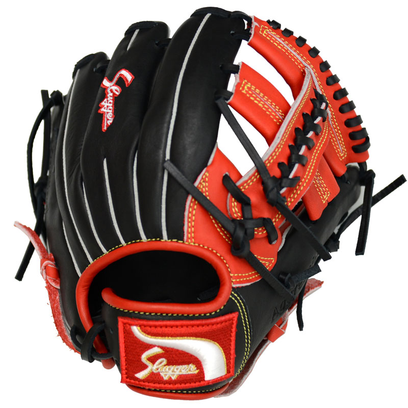 クボタスラッガー SLUGGER 軟式少年用 展示会限定グラブ オールラウンド用 野球 軟式 グローブ グラブ ジュニア JR 26SS(KSN-J2C RD/BK) 久保田 14,652円