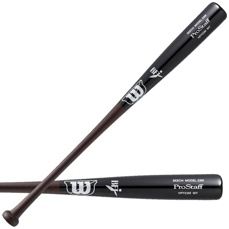 ウィルソン WILSON 硬式木製バット Pro Staff ビーチ 23M型 HPY23MN 先端くり抜きタイプ 野球 硬式 バット BFJ 25SS(WBW2012010)