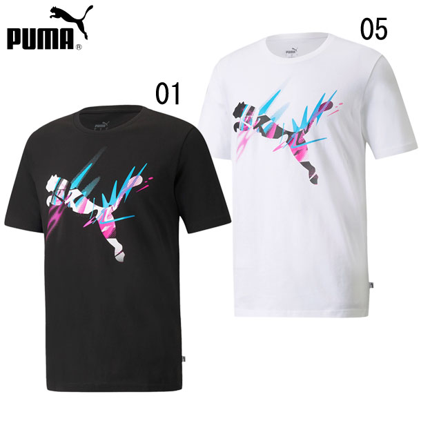 楽天市場 Njr ネイマール クリエイティビティ ロゴ 半袖 Tシャツ Puma プーマ サッカー ウェア Tシャツ 21ss 00 ビバスポーツ