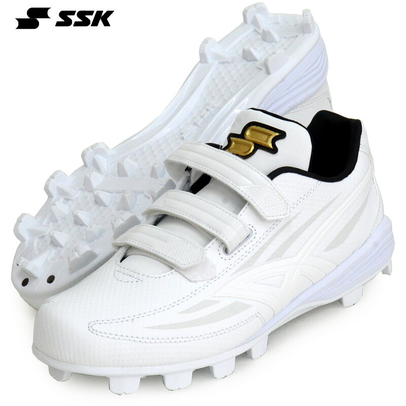 エスエスケイ SSK 労働者階級境界線MC-VW 野球シューズ 白スパイク（ウレタン金具） 22SS(ESF4201VW-1010)
