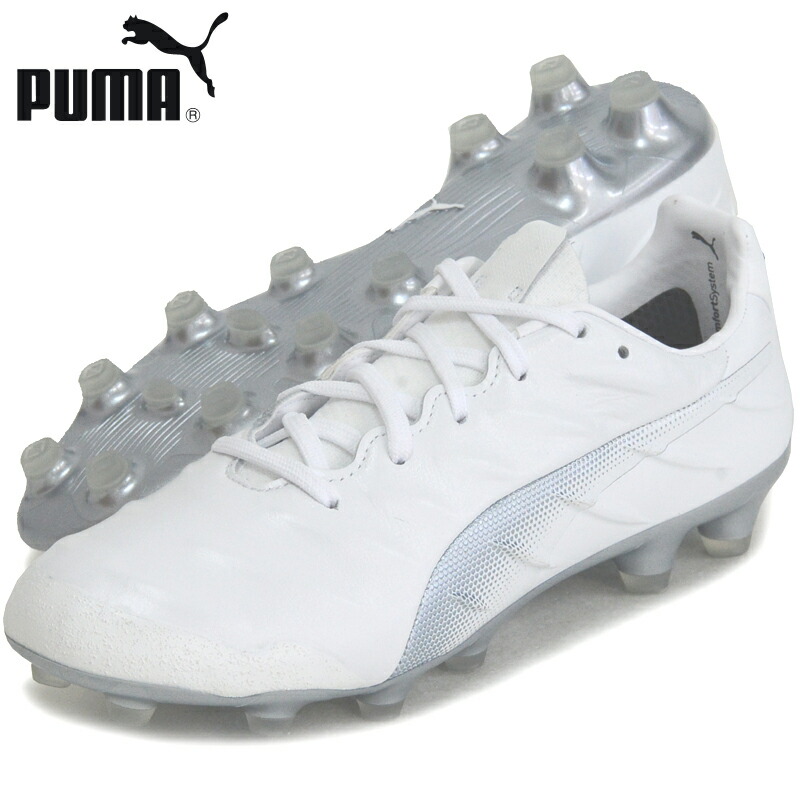 プーマ PUMA キング サッカースパイク HG 22SS AG 21 プラチナム 106597-04