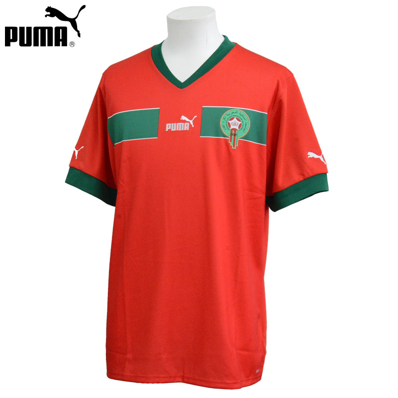 第一ネット プーマ Puma モロッコ代表 22 ホーム 半袖レプリカユニフォーム サッカー レプリカシャツ 22fw 01