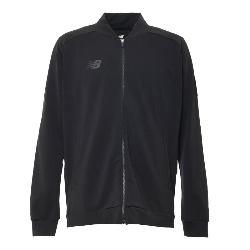 ニュー平衡にする New Balance Black Out Collection 撥水裏起毛ストレッチフルジップジャケット 蹴球 フットサル お召しもの 23FW(AMJ35280)