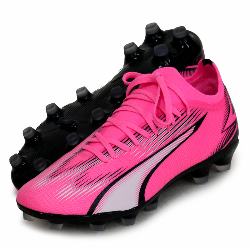 Puma サッカーウェア ピンク/黒 25 PUMA プーマ フューチャー 6.1 NETFIT FG/AG(ピンク×ブラック