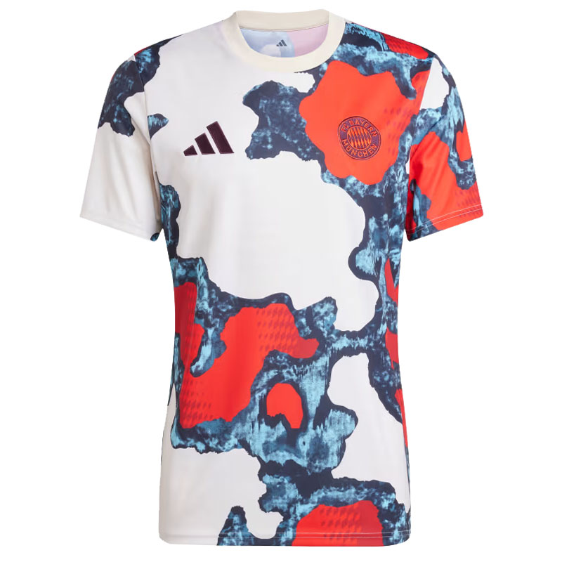 アディダス adidas FCバイエルン ミュンヘン プレマッチ ジャージー サッカー ウェア レプリカ 25SS(KWF68-JE6776)