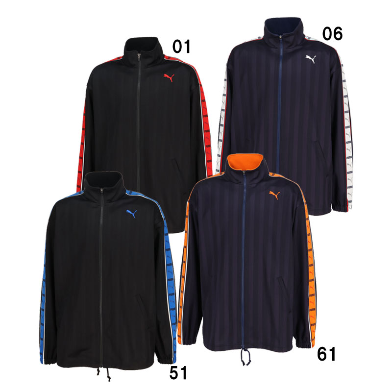 プーマ PUMA シャドウ ストライプ ニット ジャケット ジャージシャツ 25SS (527754)｜ビバスポーツ