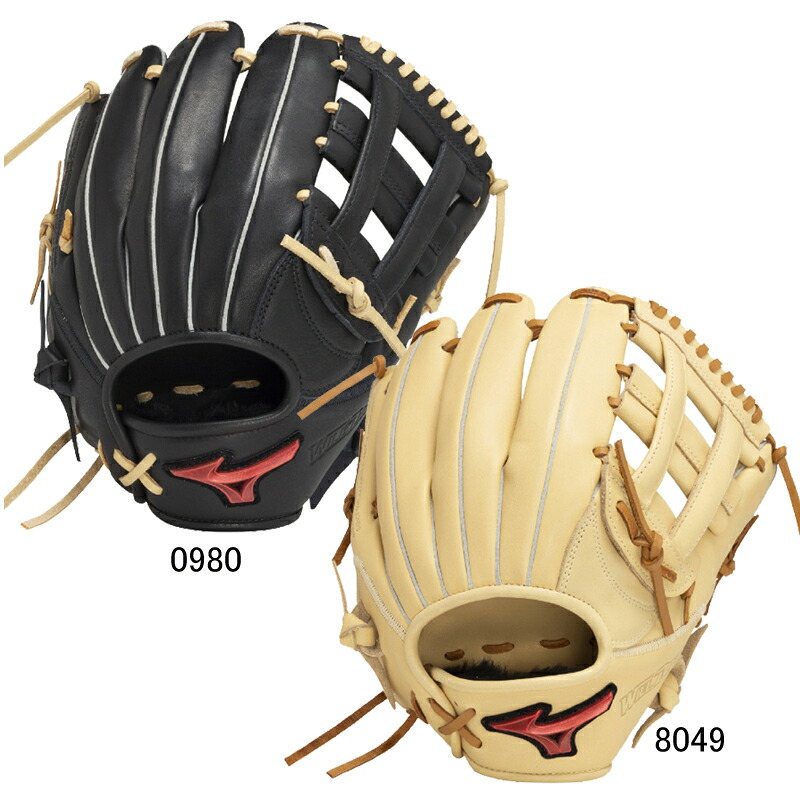 ミズノ MIZUNO 軟式用ウィルドライブ レッド U-Plus 内野&times;外野：サイズ11 野球 一般 軟式 グラブ グローブ ピッチャー 25SS(1AJGR32720)｜ビバスポーツ