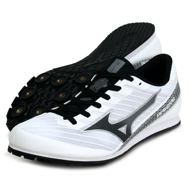 ミズノ MIZUNO エックスファースト3 (エントリーモデル／土トラック兼用) 陸上スパイク 短・中・長距離・走幅跳用 25SS (U1GA258003)