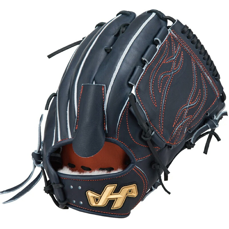 ハタケヤマ 硬式用グローブ ブラック 内野手用 野球 ハタケヤマ 軟式