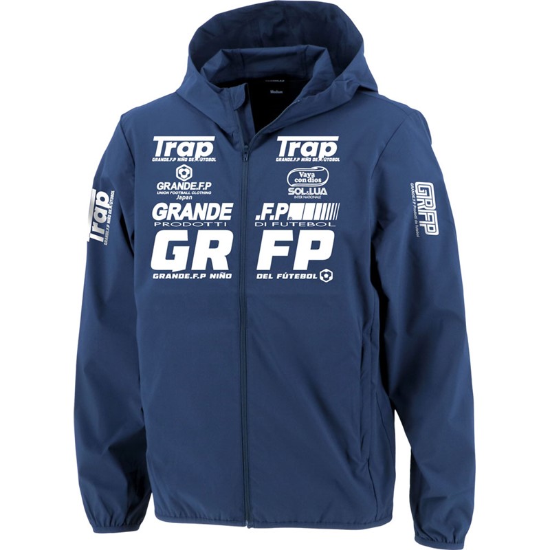 grande(グランデ)素っ気ない直線コースZIPパーカーピステJKTフットサルピステシャツ(gfph23505-8701) スポーツ・アウトドア-その他
