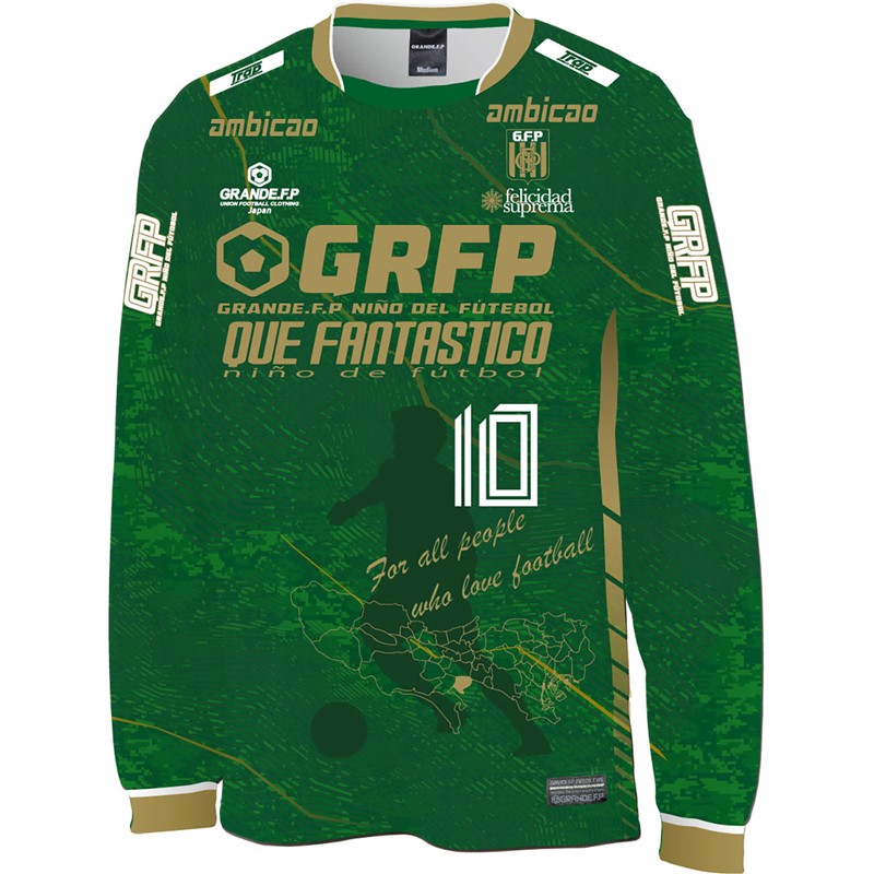 grande(グランデ)ミキトモヤ*NO.10 ショウカプラシャツL/Sフットサルプラクティクスシャツ(gfph24110-75) スポーツ・アウトドア-その他