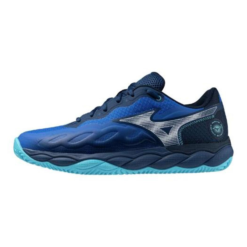 ミズノ MIZUNOウエーブエンフォースコート WIDE OC庭球/ソフトテニス シューズ 砂入り口・入口人工芝/粘土厚地の外套(61GB2431)