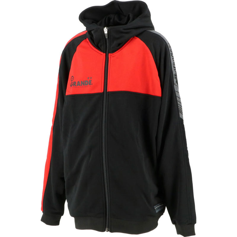 GRANDE.F.P(グランデエフピー) 【BIGサイズ対応商品】GRANDE.F.P.GRANDE.F.P 2トーン.ハイパー.フーデット.パイルジャージジャケット フットサル その他ジャケット (gfph19499-0935)