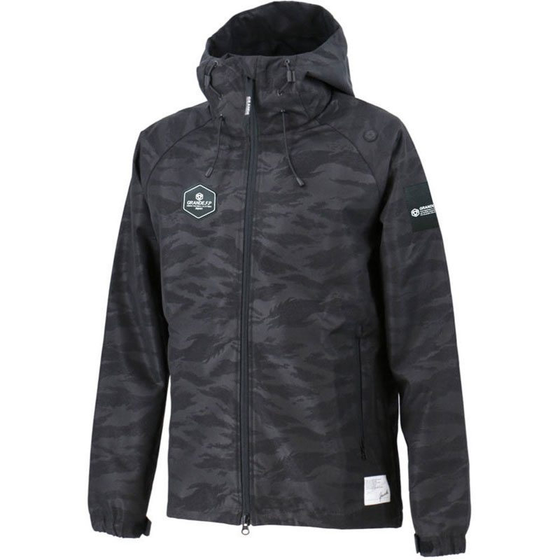 GRANDE.F.P(グランデエフピー)HEXAGON EMBOSSED ACTIVE SHELL HOOD ZIP JKフットサル その他ジャケット(gfph20506-0909)|ビバスポーツ