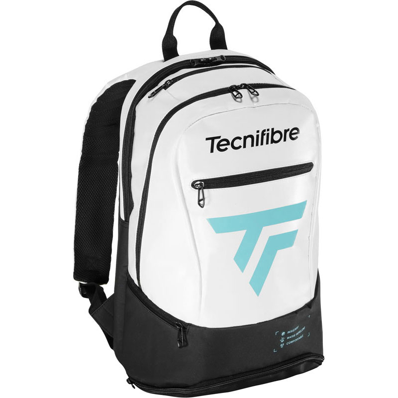 Tecnifibre(テクニファイバー) TOUR WHITE-BLUE BACK テニス バッグ (40touwblba)