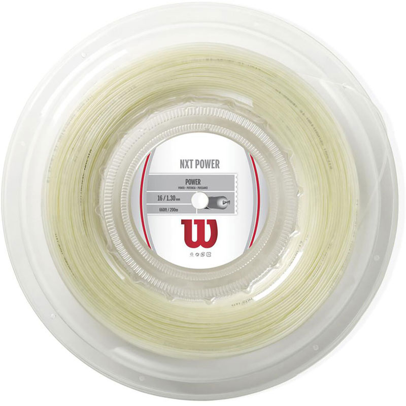 Wilson(ウイルソン)NXT POWER 16 200M REEL庭球 硬式ガット(wrz912600)